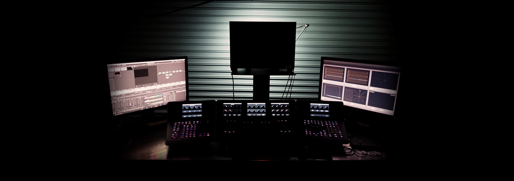Video editing controller machine for color edit in post vide